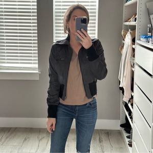 Forever 21 Gray Moto Jacket